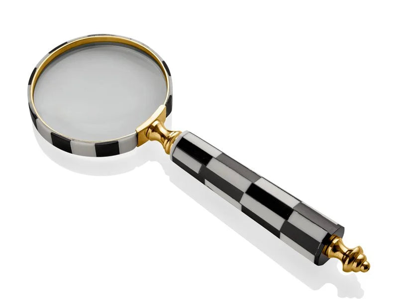 Checkered Magnifying Glass