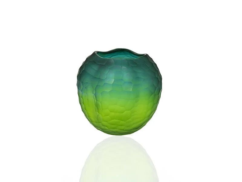 Green Glass Vase