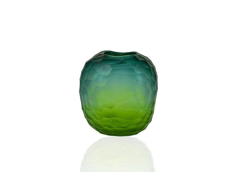 Green Glass Vase