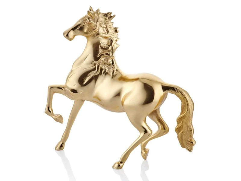 Brass Horse Statuette