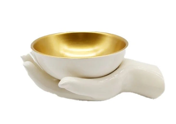 Hand Bowl Statuette