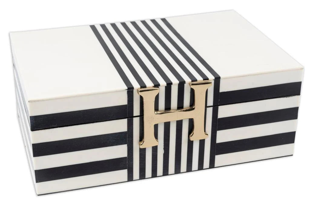 Black and White Decorative Box