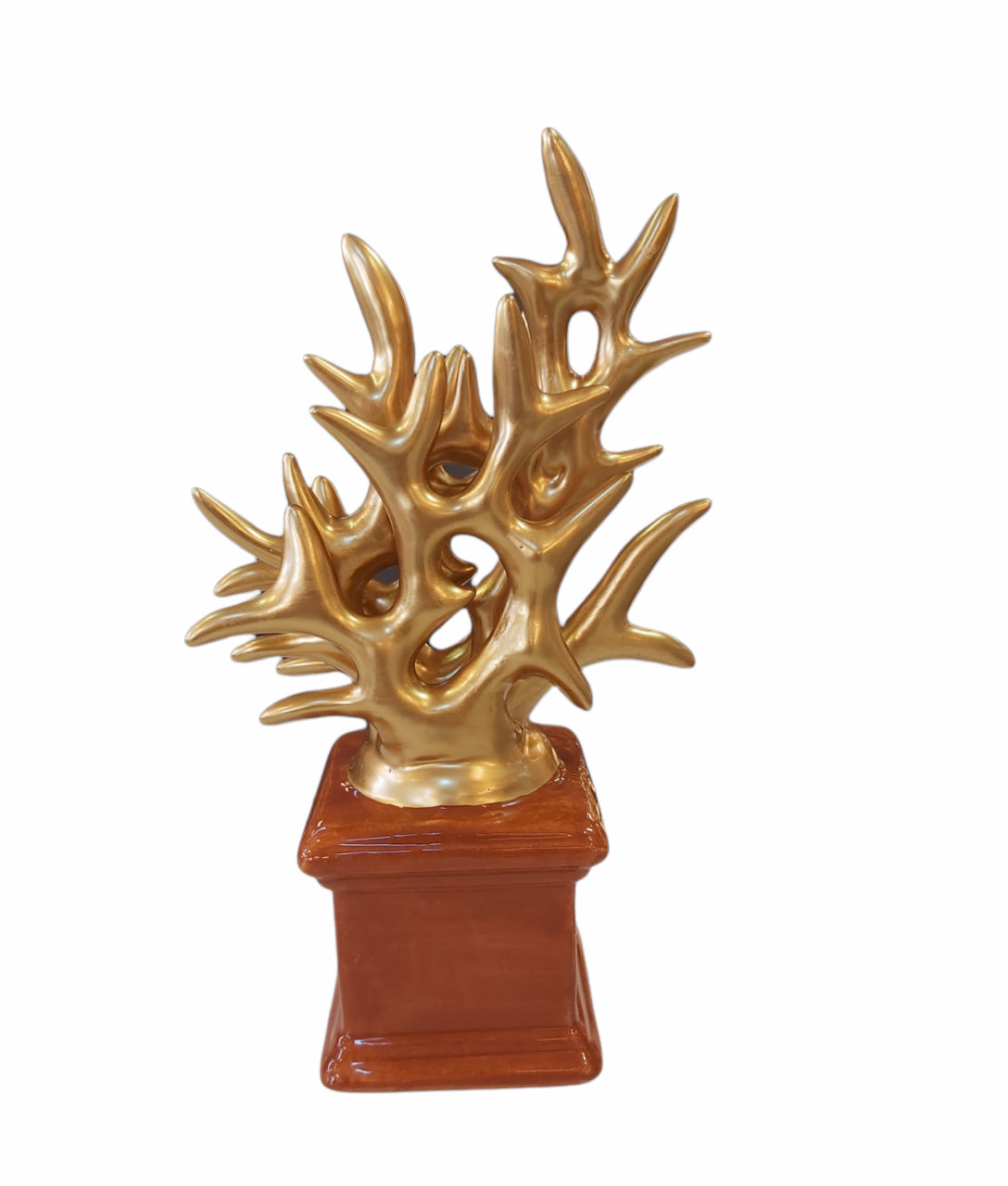 Gold Corall Statuette