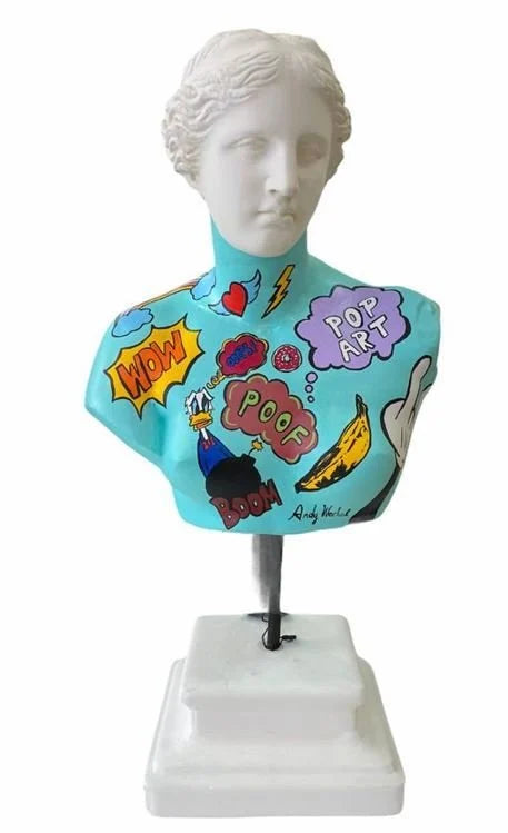 Antique Pop-Art Bust