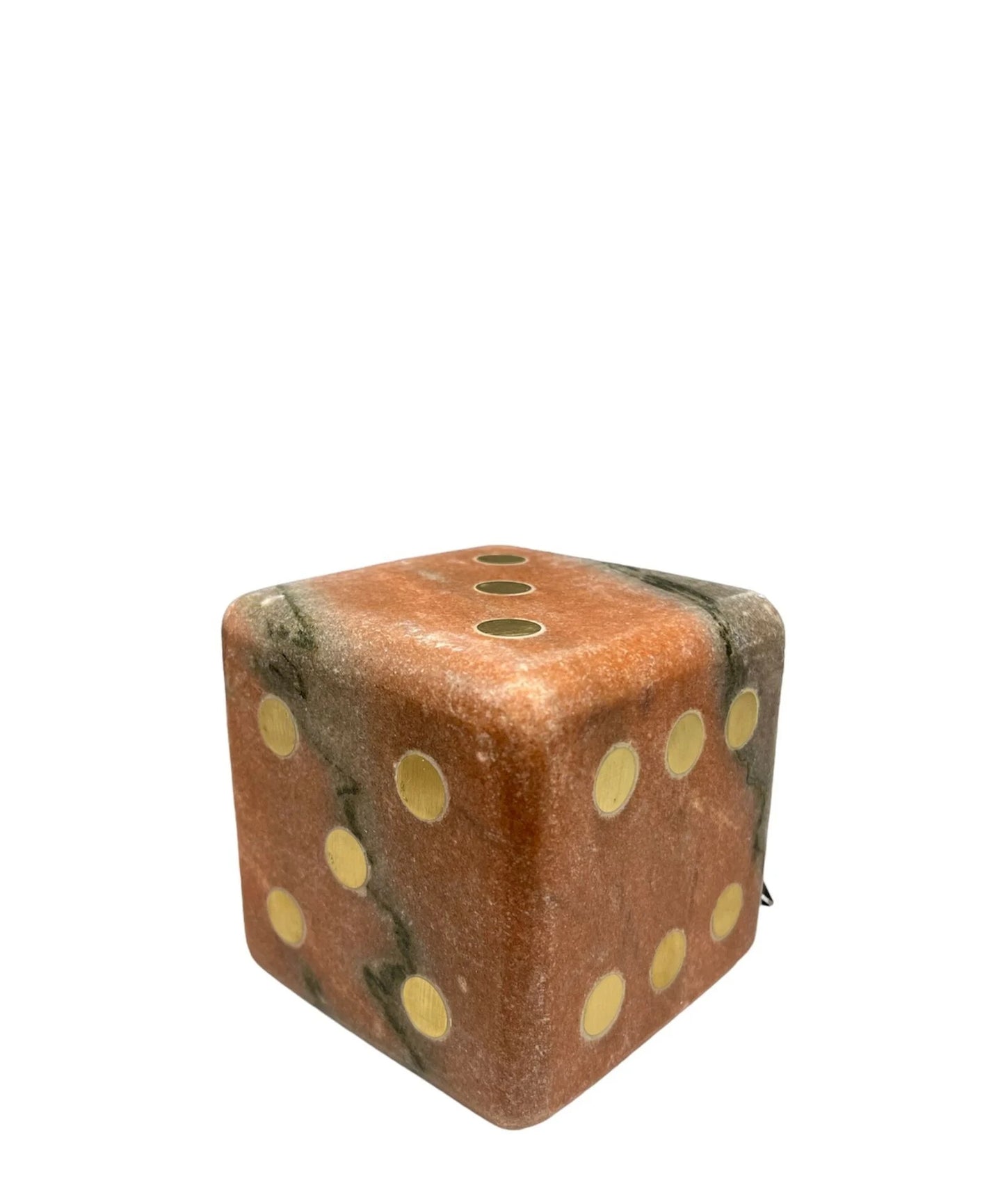 Marble Dice Statuette