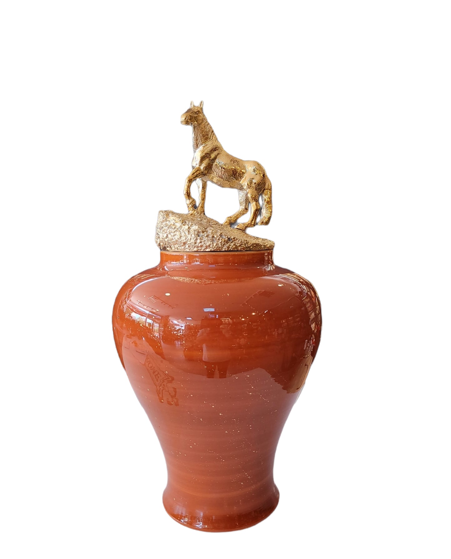 Vase with a Horse