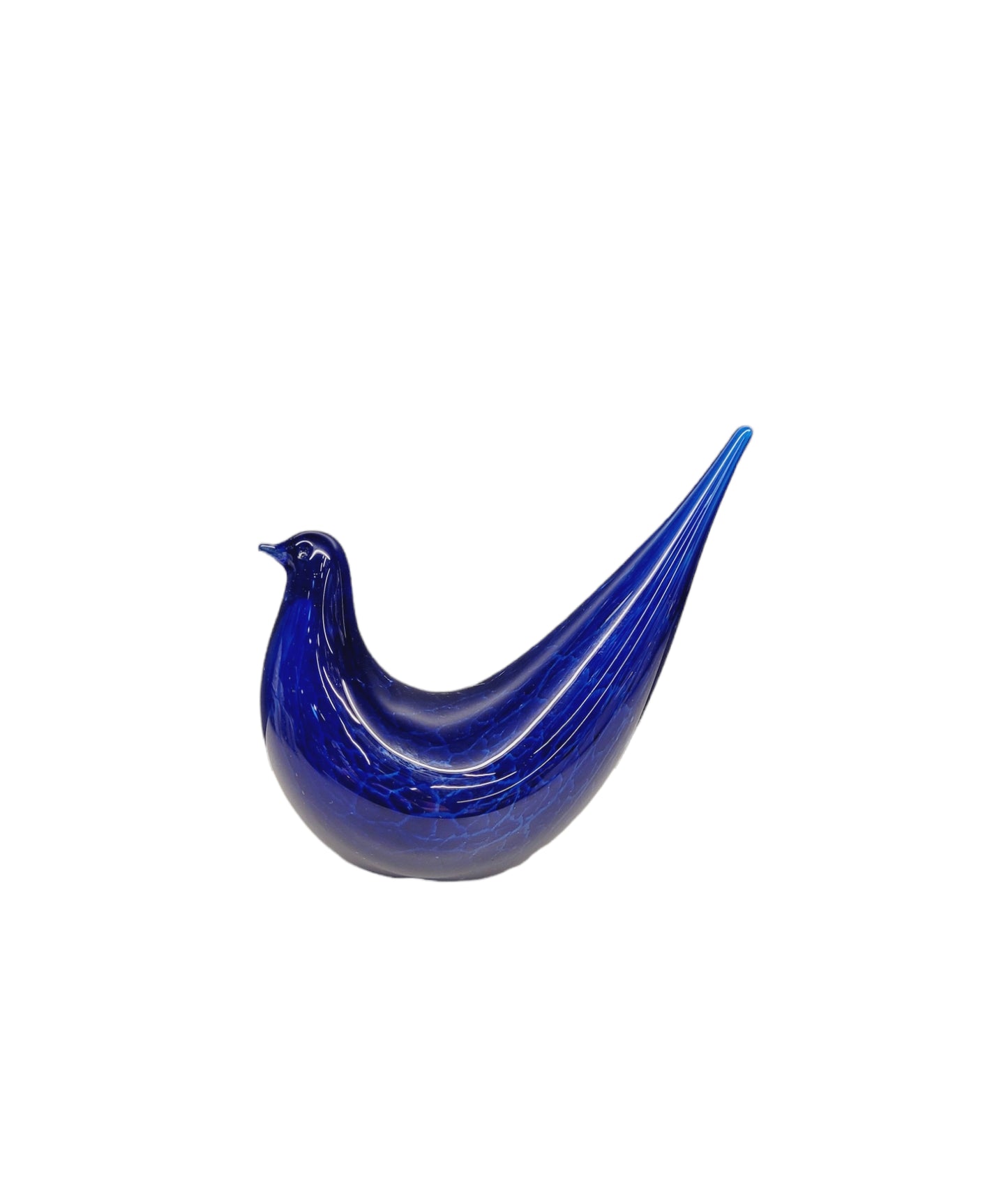 Blue Glass Statuette