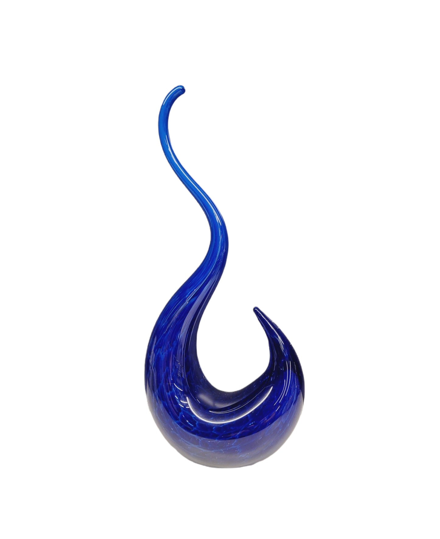 Blue Glass Statuette