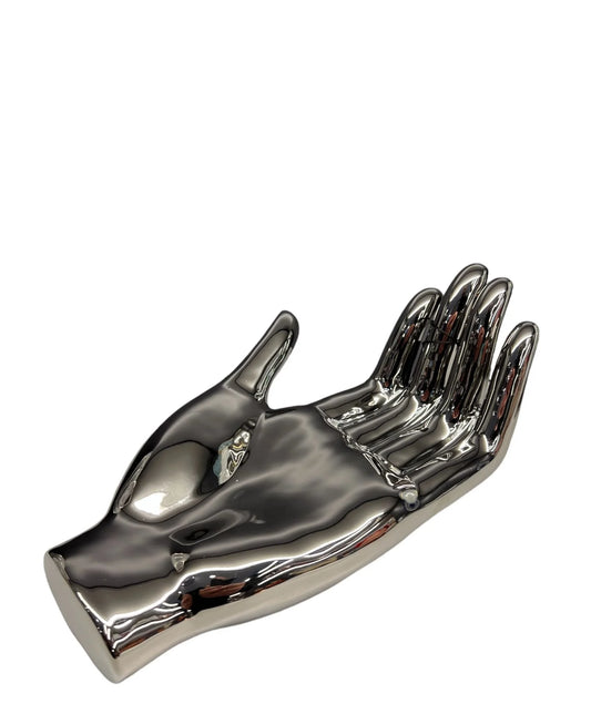 Glass Hand Statuette