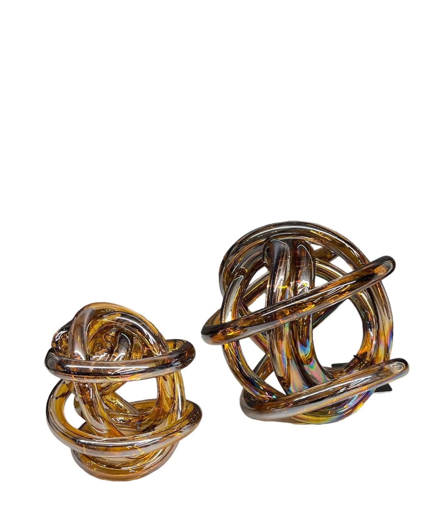 Glass Knot - Set of 2