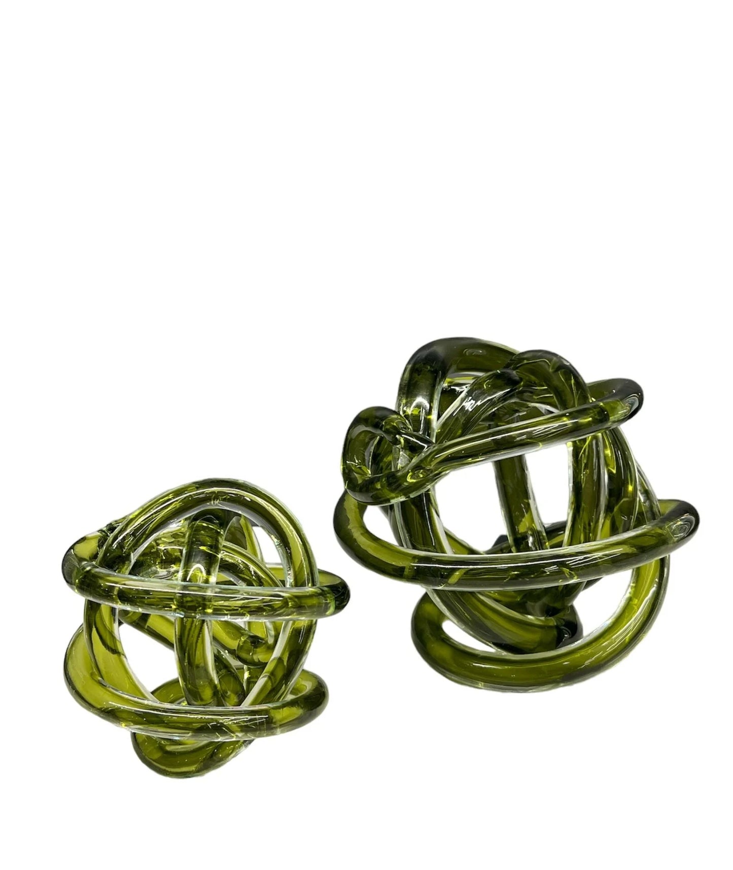 Glass Knot - Set of 2