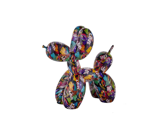 Pop-art Balloon Dog Statuette