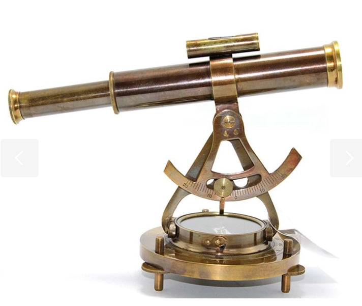 Brass Telescope-Compass