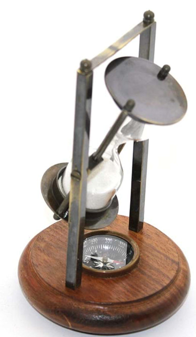 Hourglasses with a Compass