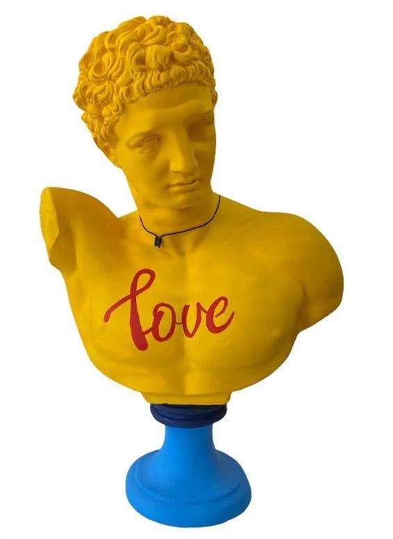 Antique Pop-Art Bust