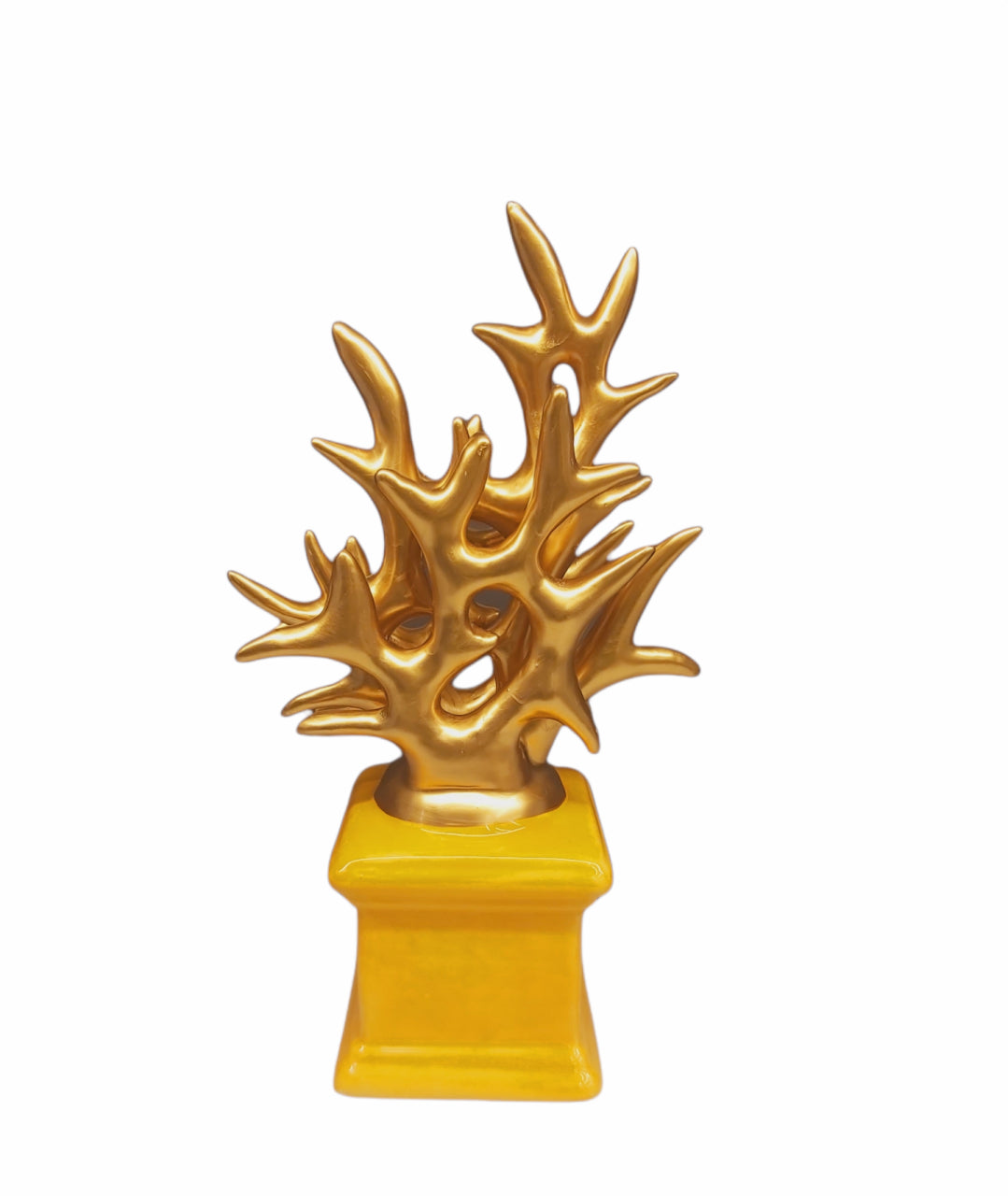 Gold Corall Statuette