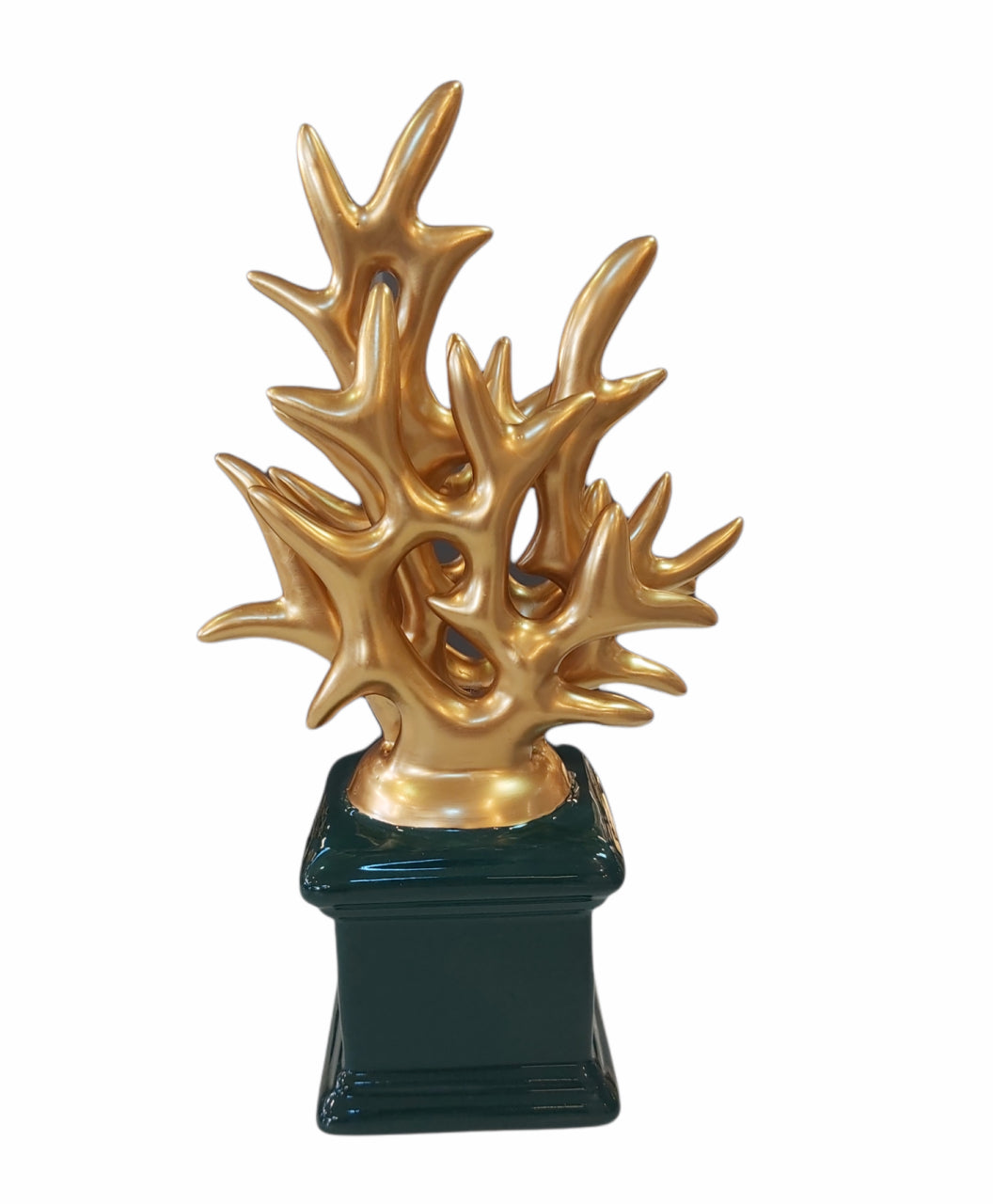 Gold Corall Statuette